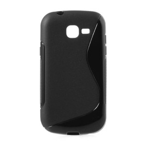 Силиконов гръб ТПУ S-Case за Samsung Galaxy Trend Lite S7390 / Trend Lite Duos S7392 черен